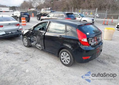 2017 Hyundai Accent Se z USA, uszkodzony, nr VIN KMHCT5AEXHU353373